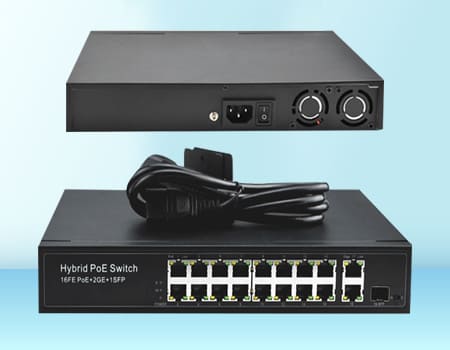 Managed POE Switches with 16 port 'UM - 16MP' - Indio Networks