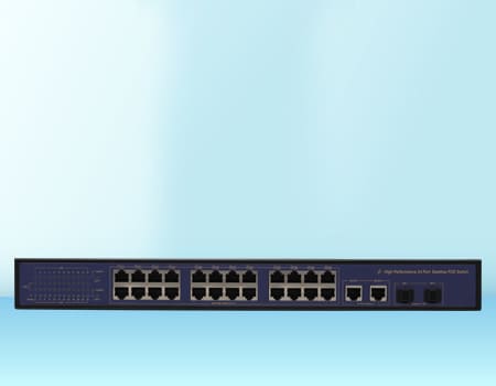 Managed non-POE Switches with 24 port 'UM - 24MP' - Indio Networks