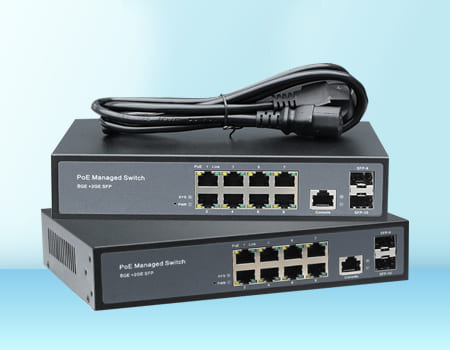 Managed POE Switches with 8 port 'UM - 8MP' - Indio Networks