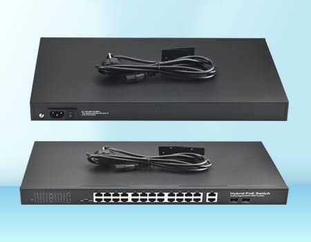 Managed POE Switches with 24 port 'UM - 24MP' - Indio Networks
